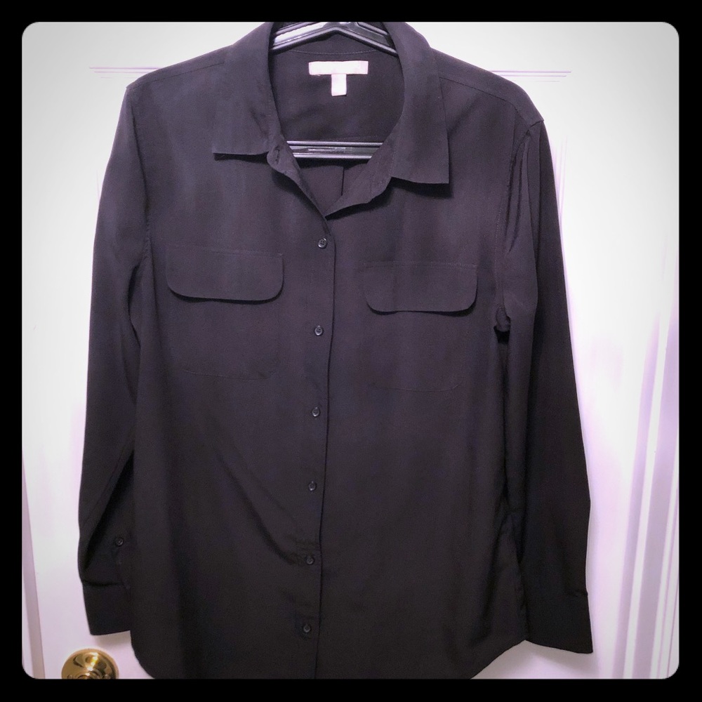 Banana Republic black blouse